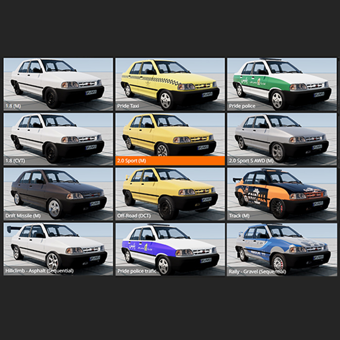 ماد پراید beamng