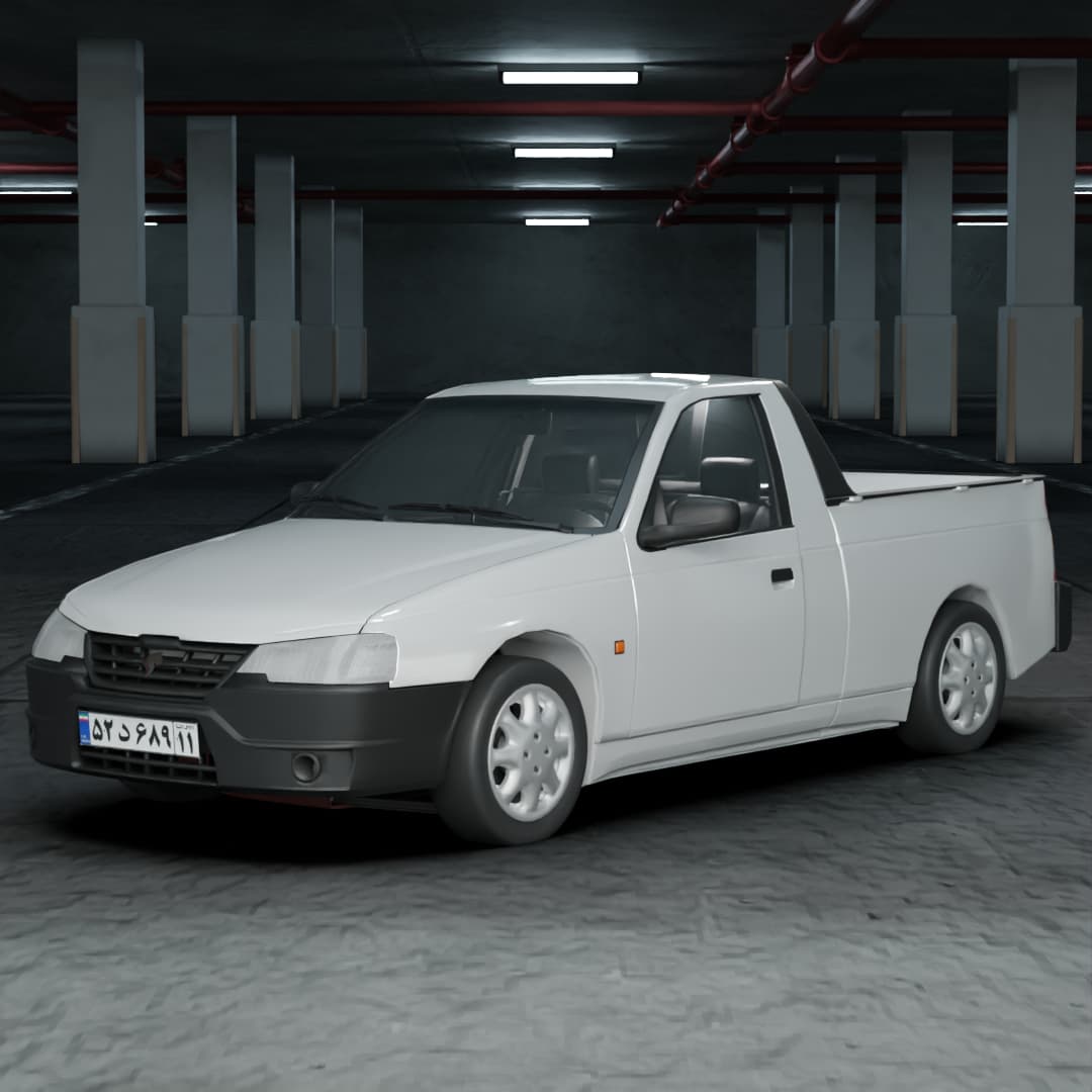 مدل سه بعدی اریسان وانت