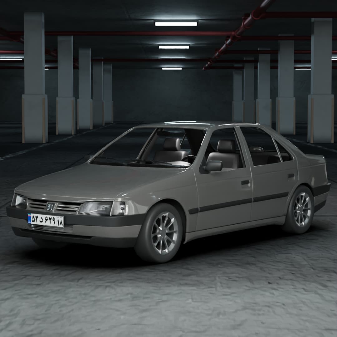 مدل سه بعدی پژو 405