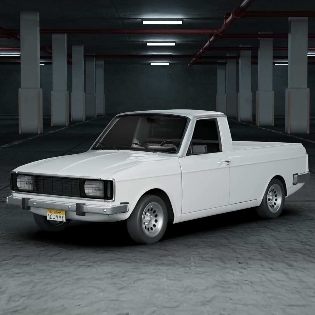 مدل سه بعدی پیکان وانت