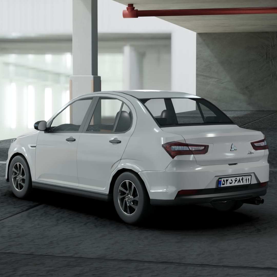 مدل سه بعدی سایپا سهند