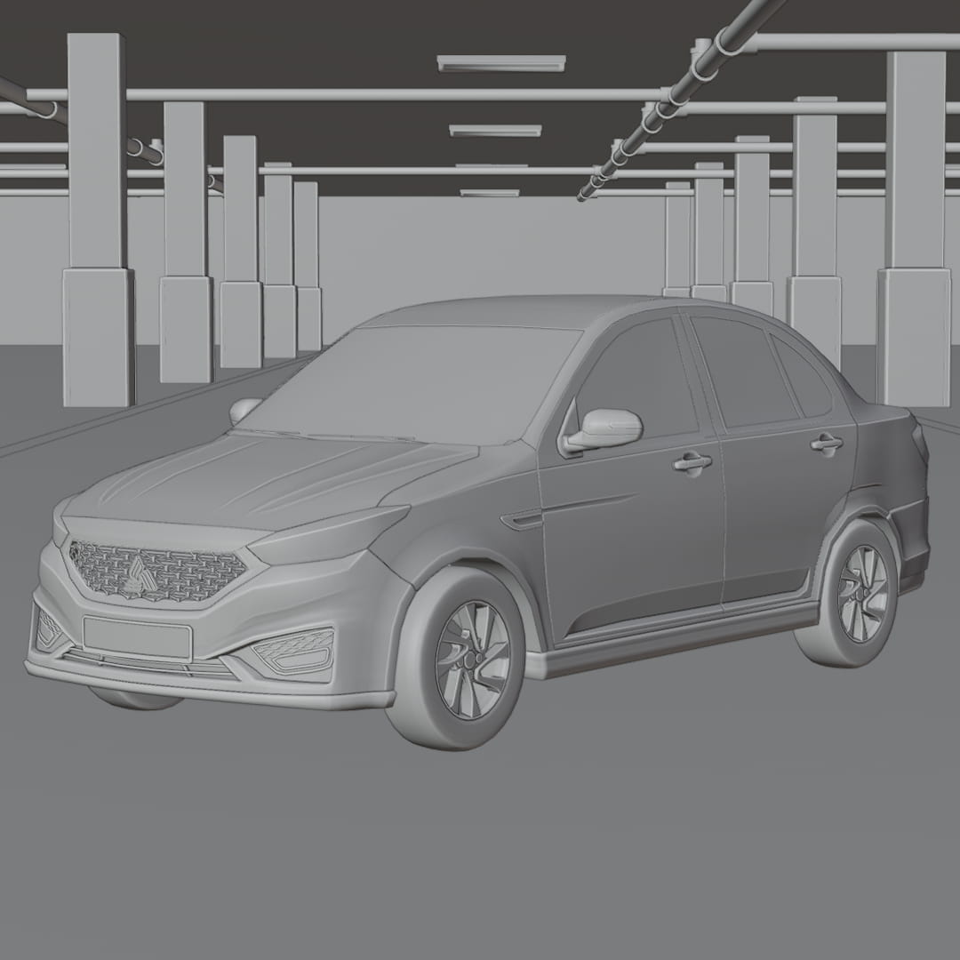 مدل سه بعدی سایپا سهند