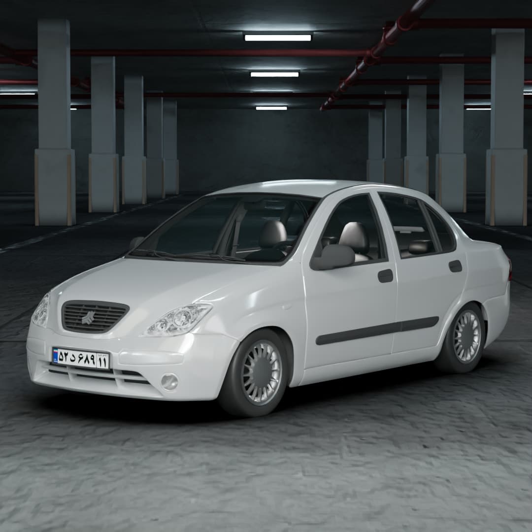 مدل سه بعدی تیبا